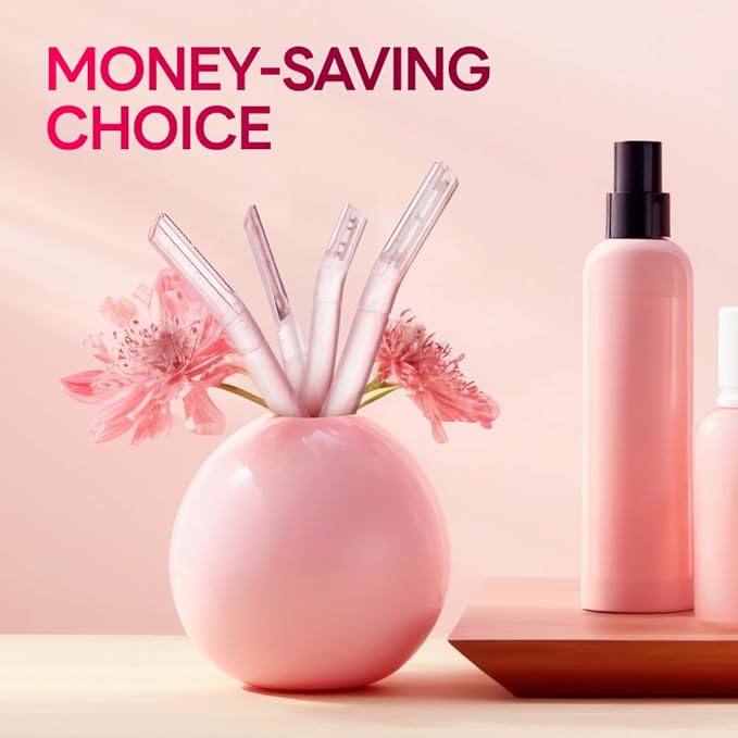 Dermaplane Razor for Women, Dermaplaning Tool - Face Razors for Women and Men, Eyebrow Trimmer and Facial Hair Removal Shaver, Gentle Exfoliation Blades Epilator for Men (3 Count)