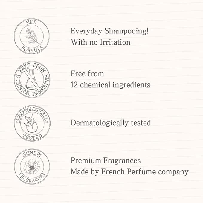 jmella in FRANCE Blooming Peony conditioner 16.9 floz with luxury frangrance- Chemical free- Strawberry leaf extract -4 types of plants oil -17 types of amino acid complex,Hydrolyzed Collagen