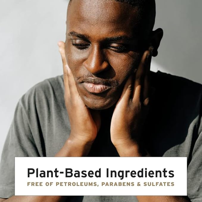 Supply Mens Face Scrub - Plan-based Mens Exfoliating Face Scrub with Biodegradable Beads, Aloe, Tea Tree & Mint - Natural Cleanser Removes Dead Skin, Oil & Impurities - Refreshing Skincare for Men