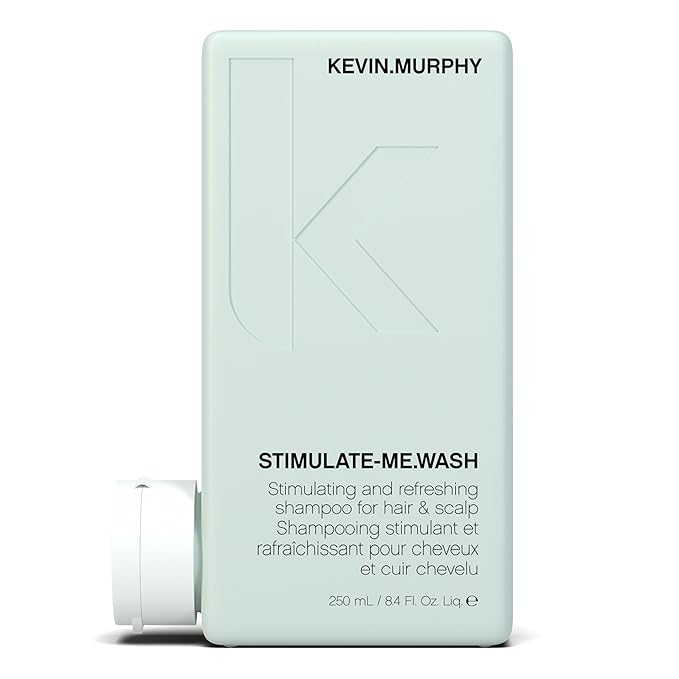 KEVIN.MURPHY STIMULATE-ME.WASH - Clarifying Shampoo for Hair & Scalp - For All Types - Stimulates Hair - Strengthening - Cruelty Free Shampoo - 250 mL / 8.4 fl oz
