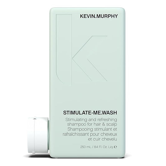 KEVIN.MURPHY STIMULATE-ME.WASH - Clarifying Shampoo for Hair & Scalp - For All Types - Stimulates Hair - Strengthening - Cruelty Free Shampoo - 250 mL / 8.4 fl oz