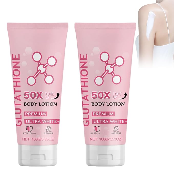 Glutathione 50x Tone Up Body Lotion, Glutathione Body Lotion, Glutathione Lotion, Glutathione cream (2PCS)
