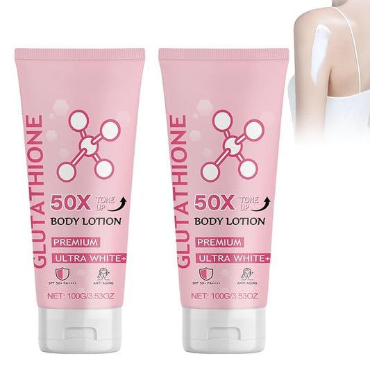 Glutathione 50x Tone Up Body Lotion, Glutathione Body Lotion, Glutathione Lotion, Glutathione cream (2PCS)