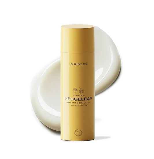 Luxe Perfume Body Lotion - Golden Citrus Fig with Amber & Elegant Floral | Long-Lasting Hydration | Lightweight with Niacinamide & Hyaluronic Acid | Clean Beauty Eco Lotion (5.07 Fl Oz)