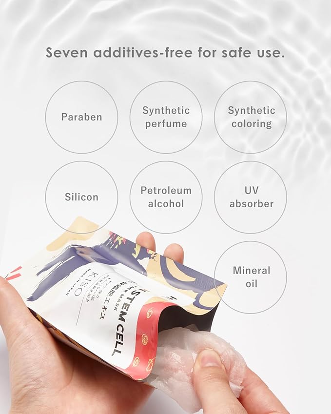 Facial Sheet Mask (24 Pieces) 100% Pure Hot Spring Water, No Added Water Moisturizing Skincare