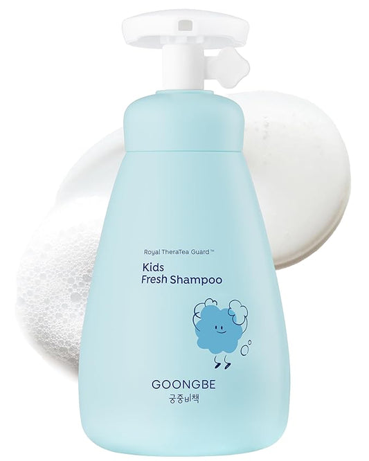 Kids' Fresh Shampoo - Korean Kids Scalp Purifying Shampoo - Gentle Deep Cleansing for Oily, Smelly Scalps - Low pH & Silicone-Free Formula - Allergen Free Scent, 10.1 fl.oz.