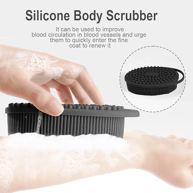 Soft silicone body scrubber 2