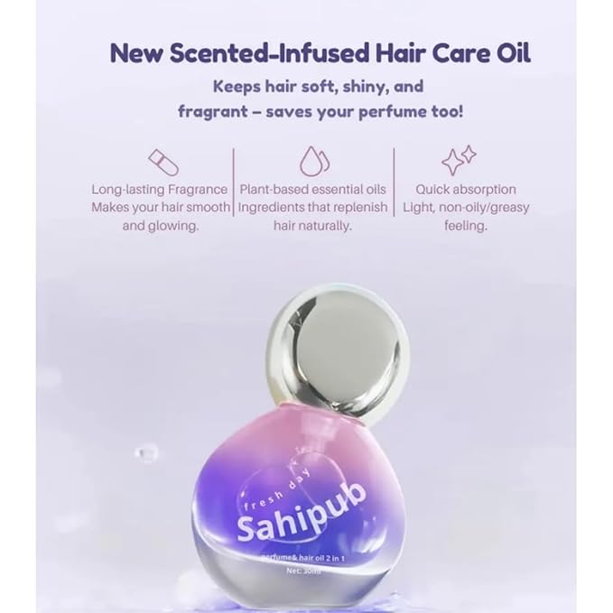 Upgrade Hair Oil Perfume - 2 in 1 Hair Treatment Oil & Hair Perfume, Avocado Nourishing Moisturizing Shining for Frizz Dry Damaged Hair, Leave-in Hair Serum Fragrance, Long Lasting Scented