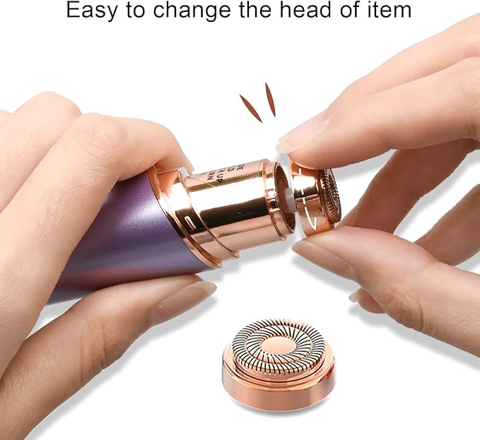 Facial Hair Remover Replacement Heads Gen 2 Double Ring Compatible with Flawless Facial Hair Removal Tool Generation 2