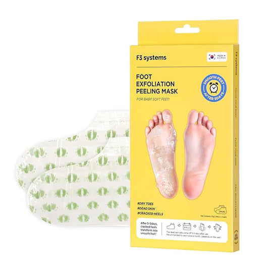 Foot Exfoliation Peeling MASK, Baby Foot Peel, Cracked Feet, Callus Remover, Korean Footcare