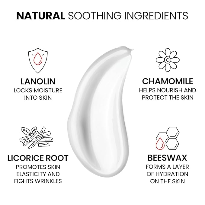 Dr Hess Men's Moisturizer, All Natural Tough Skin Cream with Lanolin, Beeswax, Licorice Root & Chamomile, Hand & Body Lotion to Care for Dry, Damaged Skin, Paraben, Sulfate, BPA & Phthalate Free, 4oz