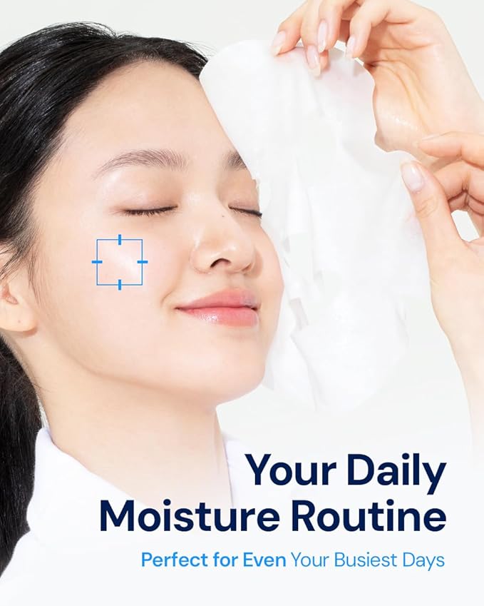 Bano Vita Genic Jelly Face Hydrating Mask 10EA – Firming Sheet Mask for Sensitive Skin, Korean Glass Skin Care with Mineral Water, Vitamin C & Niacinamide, Fragrance-Free, Pack of 2