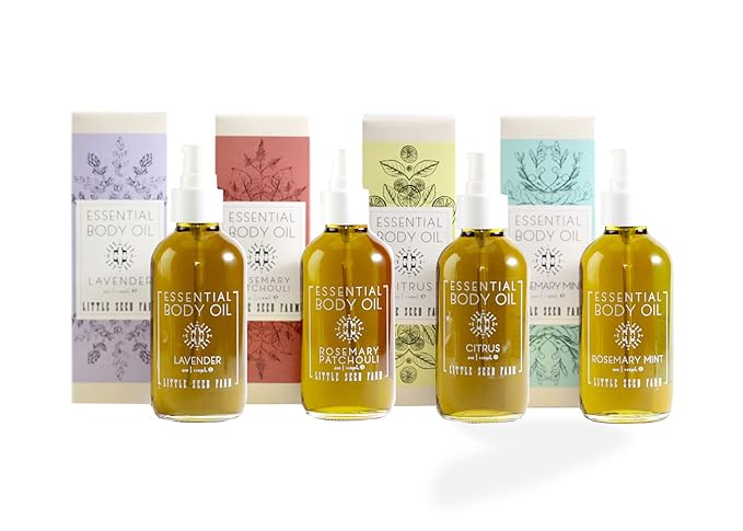 Little Seed Farm Essential Body Oil, Lavender, 4.0 Ounce