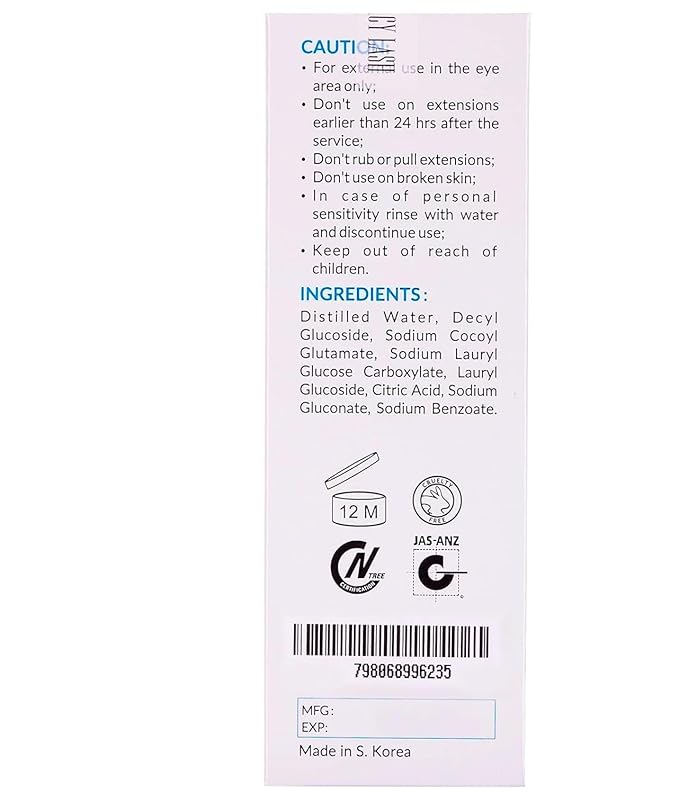 STACY LASH Lash Shampoo 50ml+ Eyelash Growth Serum Cleaning Kit of Eye Makeup Remover (Cleanser) + Brush & Eyelash Serum for Eyelash Growth and Thickness