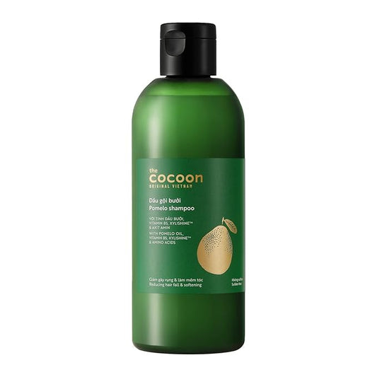 Cocoon Pomelo Oil Shampoo with Xylishine & Amino Acid, Hair Growth for Thinning, Damaged, Organic Shampoo No Sulfate, Vegan, Soften, Reduce Loss & Volumize Hair Growth