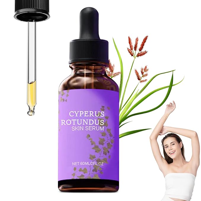 Cyperglow - Cyperus Rotundus Skin Serum, Natural Organic Cyperus Rotundus Oil, Lightweight Soothing Body Oil, Natural Soothing and Gentle (1 PC)