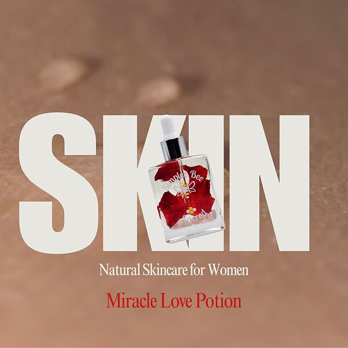 Nourishing After Shower Oil for Self Care & Radiant Skin | Face, Body & Hair Oil | Body Oil Blend For Sensitive Skin & Anti- Aging | Travel-Size | Rose, Sandalwood & Geranium Scent