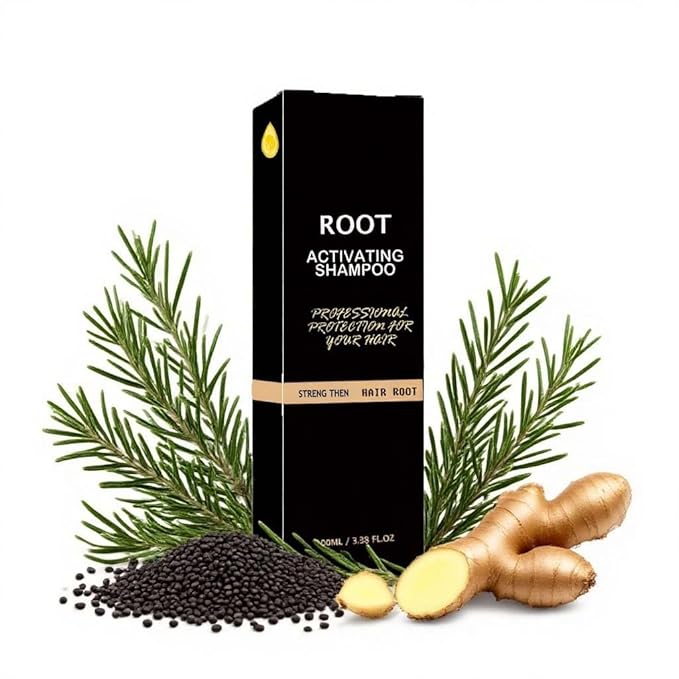 Root activating shampoo, hair growth soap, deep cleansing scalp, natural formula, with moisturizing and scalp care effects, suitable for men and women to use