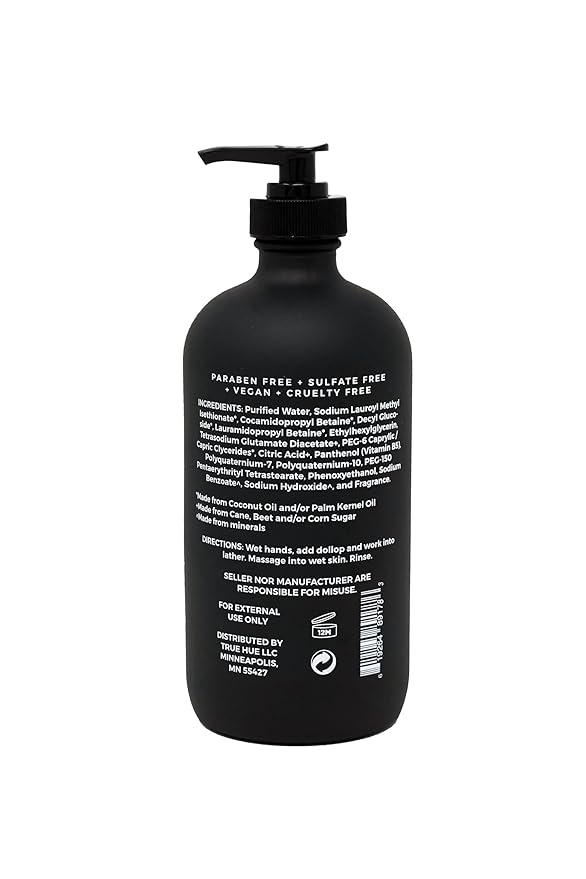 Crushed Salt + Mist Hand and Body Wash Luxury Hand and Body Wash | Paraben and Sulfate Free | Vegan | 16 fl oz