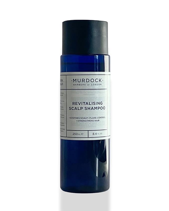 Murdock London Revitalising Scalp Shampoo | Flake Control, Anti-dandruff, promote a healthy scalp | Made in England | 250ml
