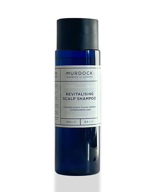 Murdock London Revitalising Scalp Shampoo | Flake Control, Anti-dandruff, promote a healthy scalp | Made in England | 250ml