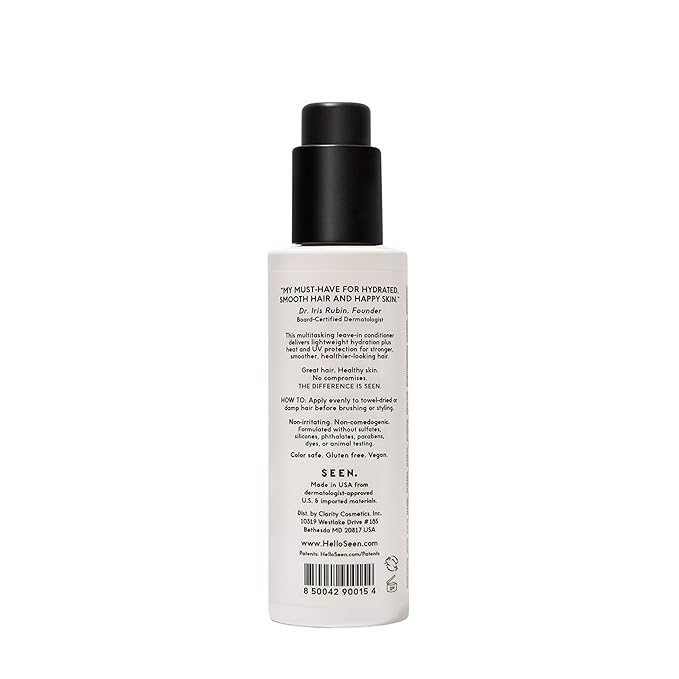 SEEN Leave-In Conditioner - Leave-In Hair Conditioner & Heat Protectant Spray- Detangles & Hydrates- No Parabens, Sulfates or Phthalate (Scented)