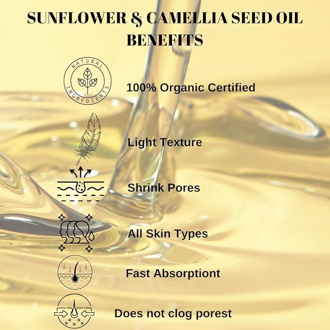 Nourishing After Shower Oil for Self Care & Radiant Skin | Face, Body & Hair Oil | Body Oil Blend For Sensitive Skin & Anti- Aging | Travel-Size | Rose, Sandalwood & Geranium Scent