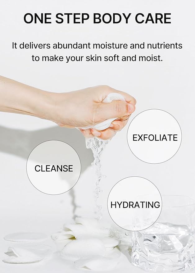 celimax ONE STEP Body Brightening Pad | with Green Tea & White Truffle, For Armpit Under Arm, Knee & Elbow, Dark Spot & Skin Pigmentation, Exfoliating, Hydrating Body Scrub,110ml (60 pads)