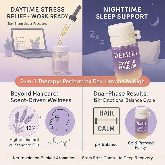 Hair Oil For Frizzy Hair With Coconut Oil - Hair Treatment For Dry Damaged Hair, Hair Perfume Oil For Curly Hair, Frizz Control Hair Care Products, Mini Bottles Hair Oil For Damaged Hair, 12pcs