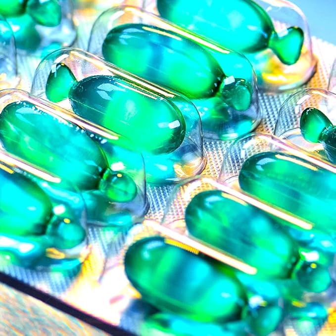 Volumizing Hair Oil Capsules – SNOBGIRLS BODYDENSE – Vegan Leave-In Serum for Fine, Limp or Fragile Hair – With Argan Oil, Peptides & Ceramides – Fuller-Looking Body & Shine – 15 Ct