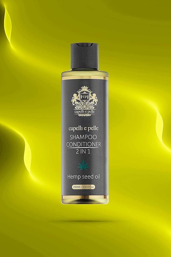 Hydrating 2 in 1 Shampoo & Conditioner, Hair Care Treatment for Women & Men, anti- dandruff Shampoo, 250ml