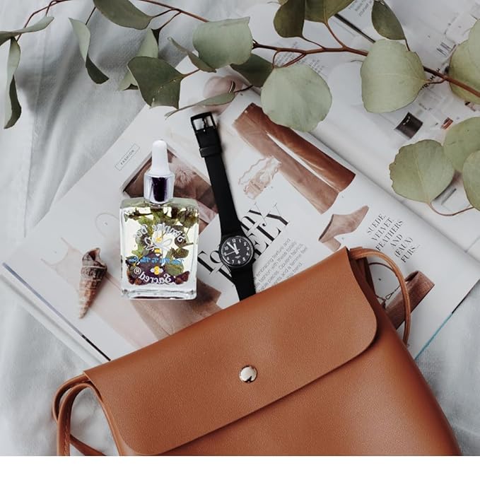 Organic Moisturizing Body Oil After Shower – Nourish Your Skin, Elevate Your Senses - After Shower Body Oil for Women (2 Fluid Ounces, Bergamot & Vanilla Scent)