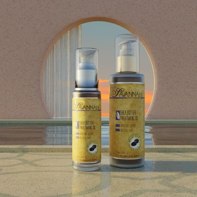 Hair Oil with Shea Butter for Frizzy, Dry & Damaged Hair, Hydrating Keratin Treatment Oil, 1.69oz/50ml