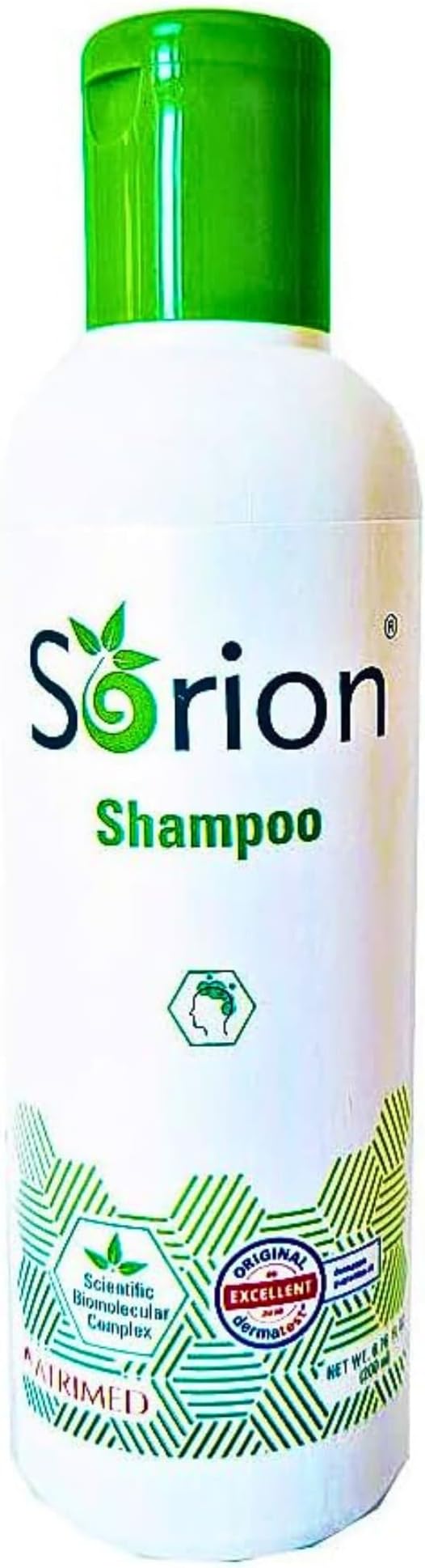 Sorion Shampoo for Collagen Boost with Coconut Oil and Pala Indigo Essential Oils, Herbal Repair for Damaged Hair, Gently Nourishing Scalp Treatment
