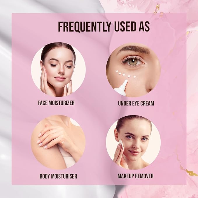 Parachute Advansed SkinPure 100% Organic Extra Virgin Coconut Oil with Rose Oil |Face & Body Oil Moisturizer |Boosts Collagen| Cold Pressed | 6.7 fl.oz | Glass Jar (Pack of 2)