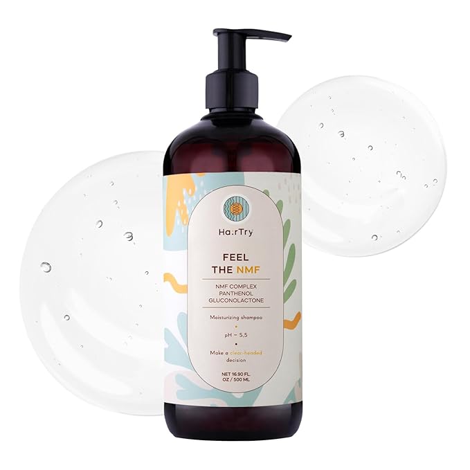 HairTry - Feel The NMF – Family Hydrating Shampoo for Scalp and Hair – With Polyplant Moisturizing Complex, Panthenol, and NMF – Net 17.59 Fl. Oz/ 500 ml