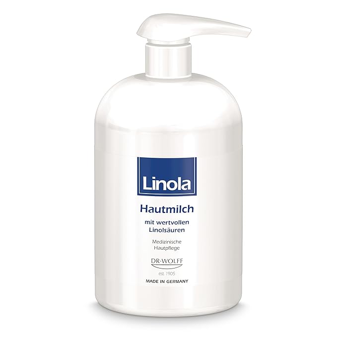 Lotion - Body Lotion with Essential Linoleic Acids - for the Daily Care of Dry & Stressed Skin - Protects & Regenerates Dry Skin - Made in Germany - Vegan - 500 ml (16.9 Fl Oz)