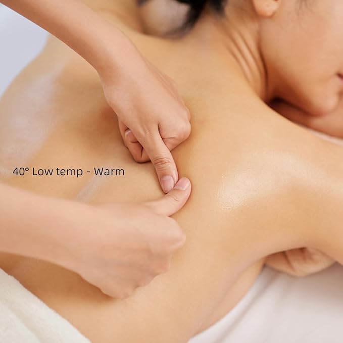 Massage Oil Candle, Romantic Gift SPA Use Home Scented Candle Body Oil, Ultra Hydrating Body Care with Soybean Oil, 4.5oz (Vanilla Amber)