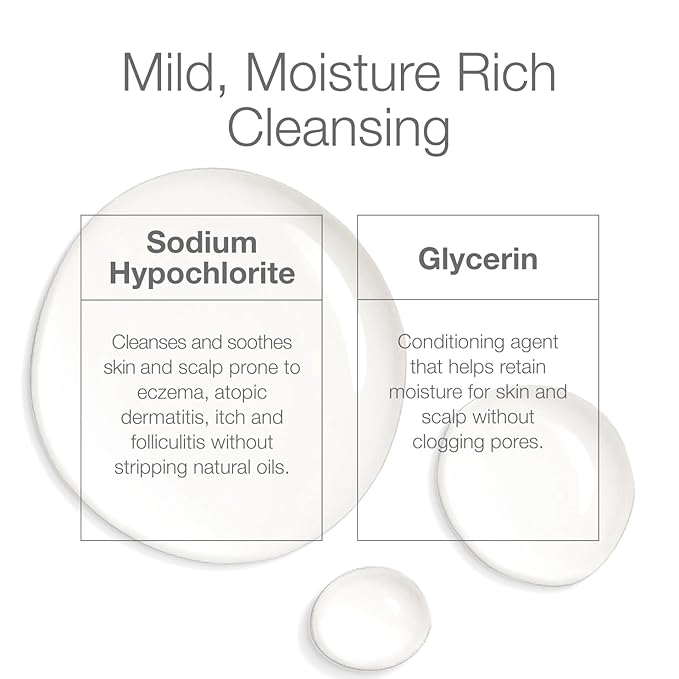 CLn® 2-in-1 Gentle Wash & Shampoo- Multi-functional Cleanser for Skin & Scalp Prone to Irritation, Flaking, Itching, Dryness & Razor Bumps, Fragrance-Free & Paraben-Free, 8 fl. oz.