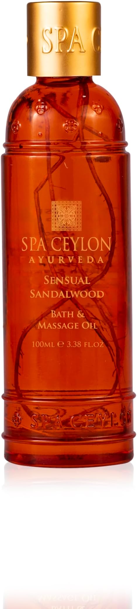 SPA CEYLON Sensual Sandalwood Bath & Massage Oil | Body Oil Massage | Professional | Oil for Massage Therapy