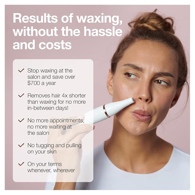 Braun Face Epilator Facespa Pro 911, Facial Hair Removal for Women, Hair Removal Device, 3-in-1 Epilating, Cleansing Brush and Skin Toning with 3 extras