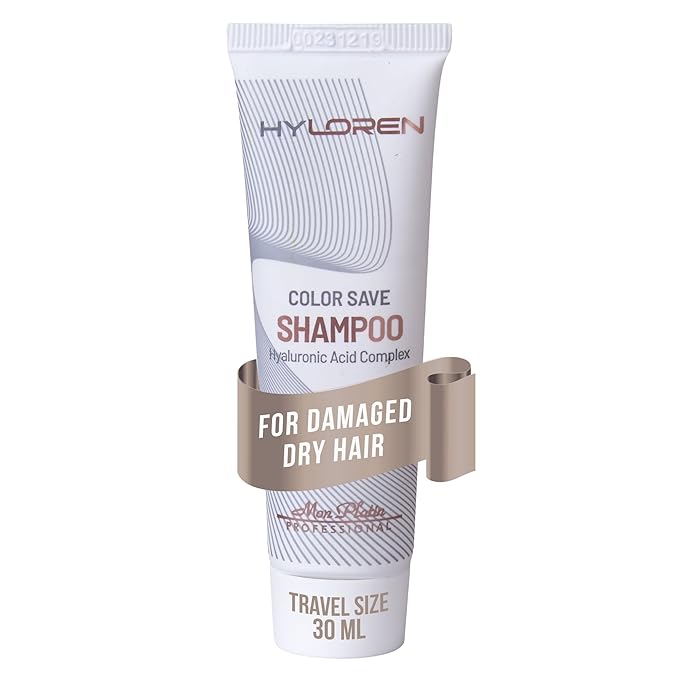 HYLOREN Color Save Hair Shampoo with Hyaluronic Acid for Color Treated Hair, Shampoo for Damaged hair, SLS/SLES Free, Hydrating Shampoo, To Prevent Color Fading, 30ml