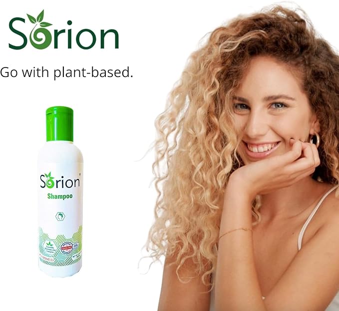 Sorion Shampoo for Collagen Boost with Coconut Oil and Pala Indigo Essential Oils, Herbal Repair for Damaged Hair, Gently Nourishing Scalp Treatment