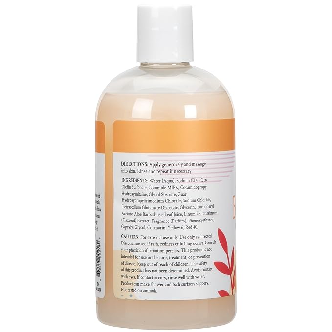 Ginger Lily Farms Botanicals Nourishing Body Wash, Coco Mango, 100% Vegan & Cruelty-Free, Coconut Mango Scent, 12 Fl Oz