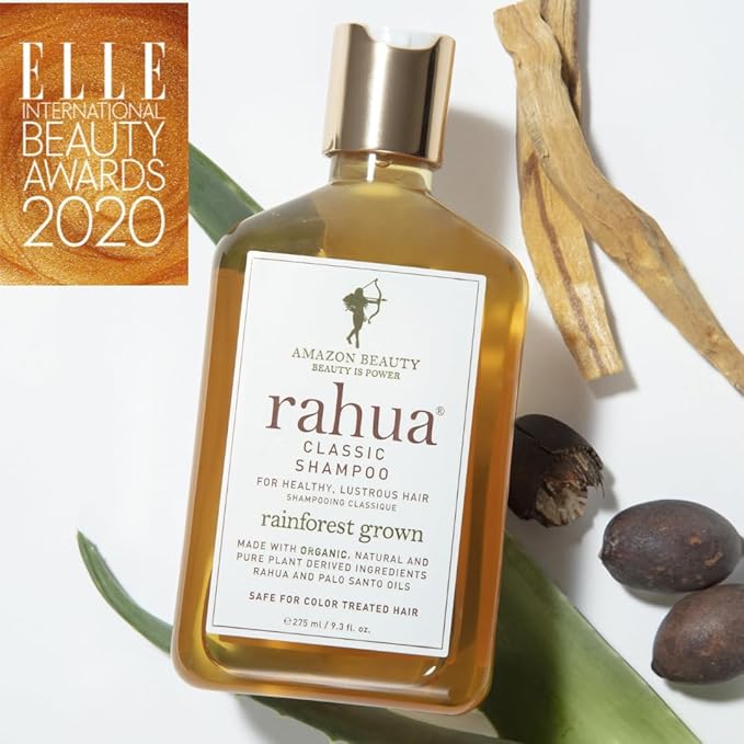 Rahua Classic Hair Shampoo, 9.3 Fl Oz, Naturally Infused, Plant Powered Ingredients, Sulfate Free, Woodsy & Earthy, with Palo Santo Oil for Scalp Care & Silky Hair, Vegan