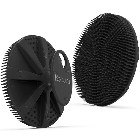 Silicone body scrubber shower bath