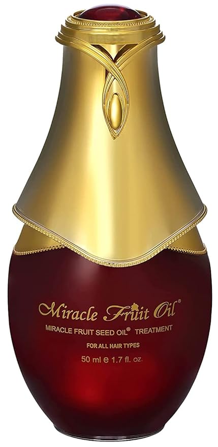 Miracle Fruit Seed Hair Oil - 50ml Treatment for All Types - Ultra Shiny, Strong Oil for Dry Hair and Growth - Prevents Breakage and Hair Loss