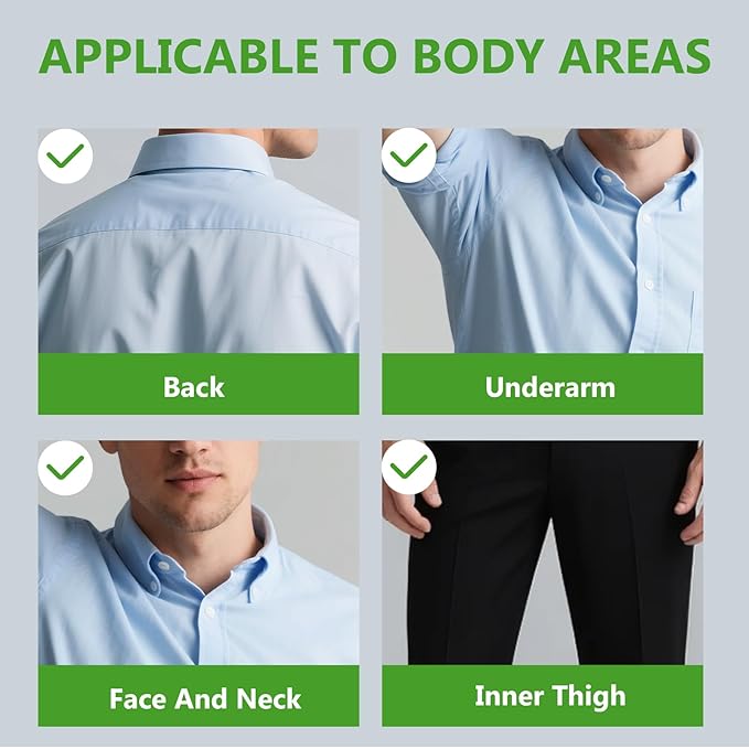 Sweat Absorbing Body Lotion | 50ML Sweat Block Face Formula | Fast-Absorbing Facial Antiperspirant for Gym & Work | Matte Finish Deodorant Men & Women