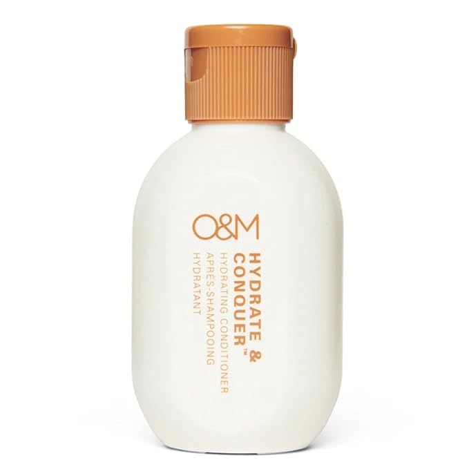 O&M Hydrate & Conquer Conditioner For Dry Hair, Colour Safe, Sulfate Free, Parabens, Silicones, MIT, Phthalates, Triclosan, Propylene Glycol & Gluten, PETA Certified & Vegan, Australian Made, 50ml