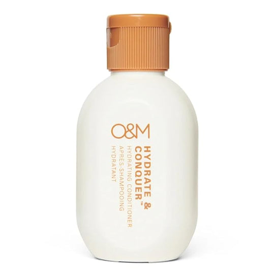 O&M Hydrate & Conquer Conditioner For Dry Hair, Colour Safe, Sulfate Free, Parabens, Silicones, MIT, Phthalates, Triclosan, Propylene Glycol & Gluten, PETA Certified & Vegan, Australian Made, 50ml